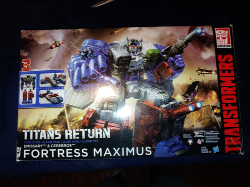 Transformers Fortress Maximus Titans Return Completo Hasbro