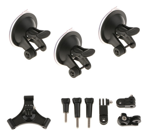 Montaje De Ventosa De Ángulo Bajo + Tornillos + Adaptador