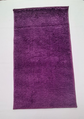 2 Carpetas Alfombra Pelo Largo Orill 0,66 X 1,20 Mts Violeta