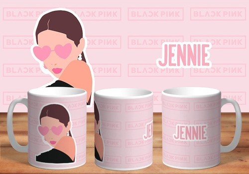 Taza - Tazón De Cerámica Sublimada K-pop Blackpink: Jennie