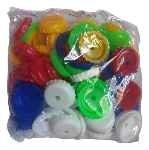 Corcholatas De Plástico - 200 Piezas - Colores Surtidos