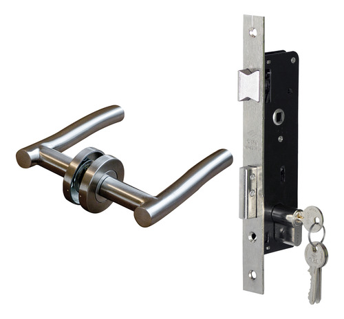 Cerradura Cisa Embutir 83 25mm + Manilla Visalock 2552