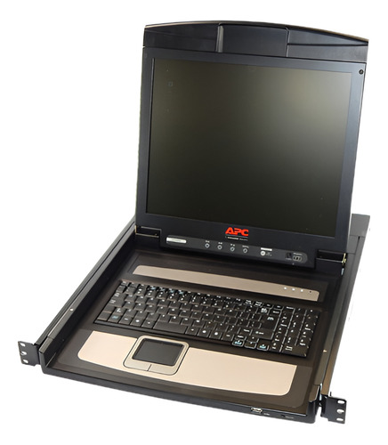 Apc Ap5808 Consola Kvm Lcd 17 Switch Análogo 8 Puertos 1u