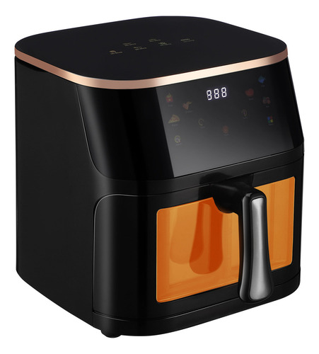 Freidora Multifuncional Visual Auto Digital Touch Control 10l Negra