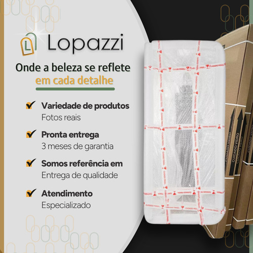 Espelho Lopazzi 170x70cm Retangular Suporte De Chão Closet
