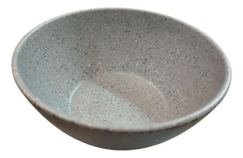 12 Bowls 500ml 14cm Melamina Gris Resistente Travessa Cocina