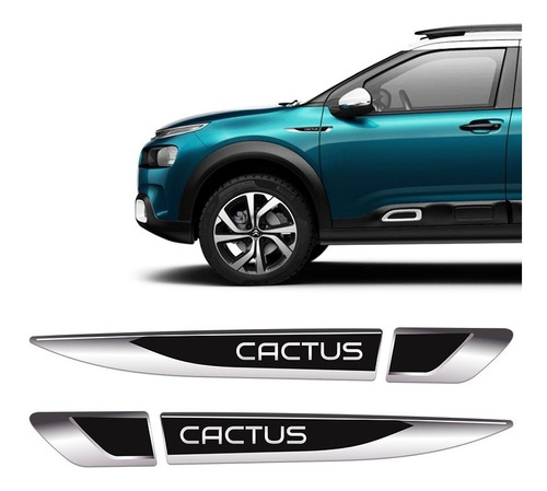Emblema Resinado Aplique Lateral Citroen C4 Cactus Inclinado