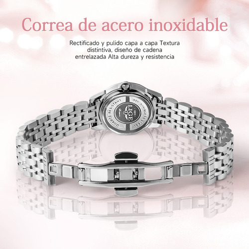 Reloj De Pulsera Elegante Para Mujer De Cuarzo Analógico