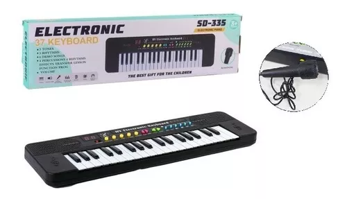 Teclado Infantil com Microfone - Mega Star - Componha sua Música - BBR Toys  - superlegalbrinquedos