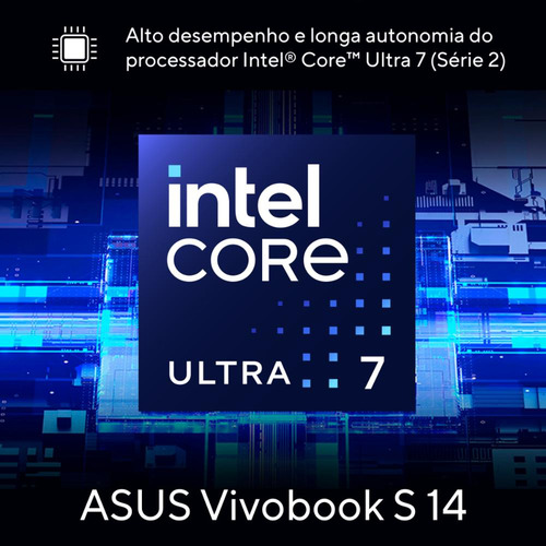 Notebook Asus Vivobook S14 Core Ultra 7 32gb 1tb Ssd W11