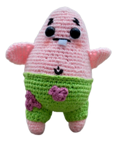 Peluche Patricio Estrella Bob Esponja, Amigurumi