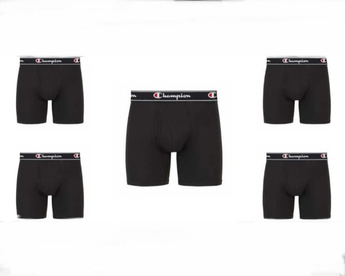 Boxer Brief De Algodon Strech Para Hombre Paquete De 5 Unid