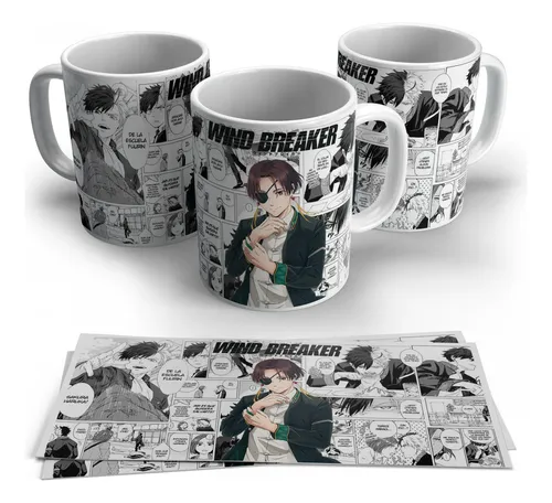 Hayato Suo Wind Breaker Taza Personalizada Anime 3