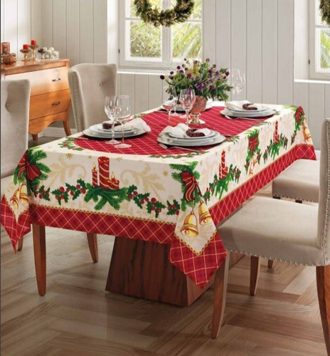 Kit Toalha De Mesa Natal Básico Dia Dia 11 Peças -estampa 76 | Parcelamento sem juros Kit Toalha De Mesa Natal Básico Dia Dia 11 Peças -estampa 76 | Parcelamento sem juros