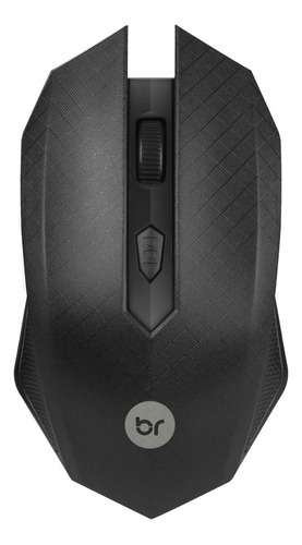 Mouse Wireless 1600 Dpi 2,4ghz Áustria 0053 Bright 01un Cor Preto