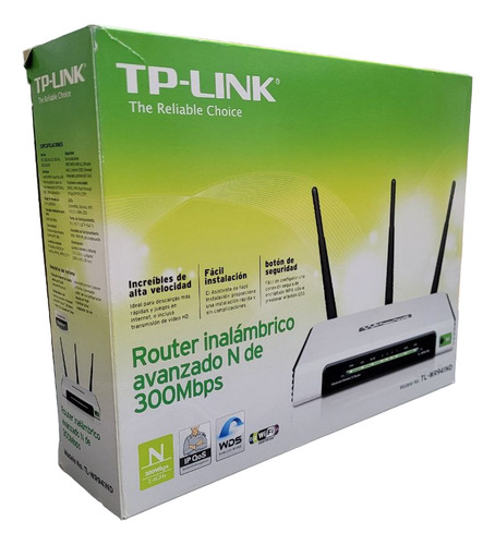 Router Inalambrico (como Nuevo) Tp Link Tl-wr941nd 300mbps (Usado)