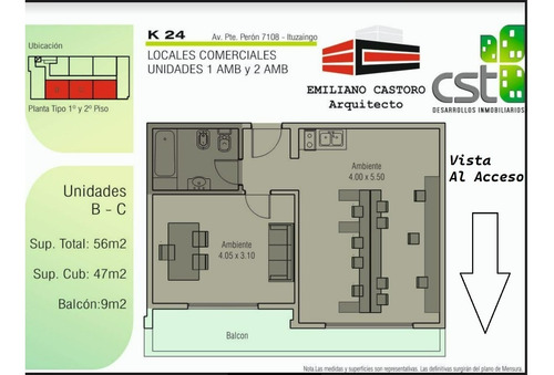 Imagen 3 de 7 de Excelente Oficina K24 Barcala Y Acceso Oeste