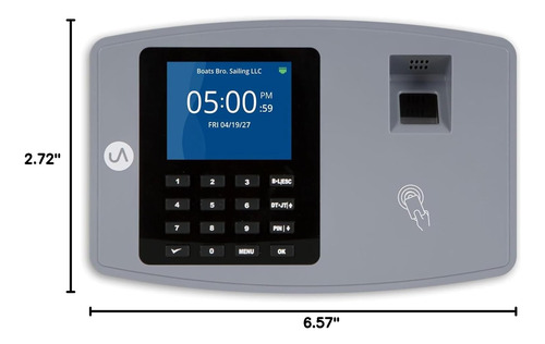 Sistema De Reloj Biométrico De Huellas Dactilares Uattend Bn