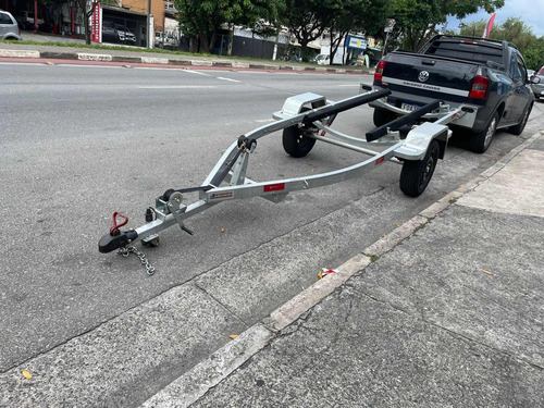 Carretinha Usada Emplacada Para Jet Ski - Galvanizada