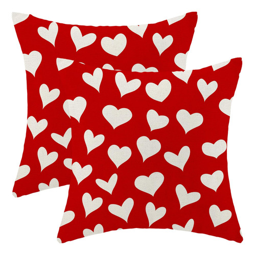 Cxmeifly Juego De 2 Fundas De Almohada De San Valentin De 18