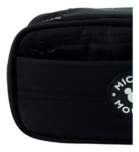 Estojo Multi Juvenil Mickey Mouse Matelassê Preto Xeryus 14275