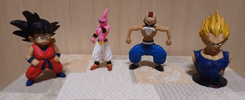 4 Personajes De Dragon Ball De 10 Cm De Alto