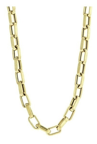 Imagem 1 de 5 de Corrente Masculina Ouro E Pingente Cruz 18k 2.2mm 60cm *
