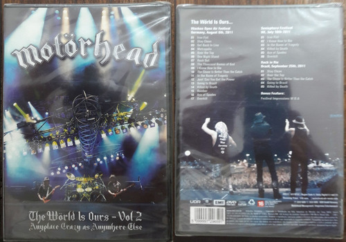 Dvd (m) Motorhead World Is Ours Vol 2 (2012) C/lemmy Lacrado