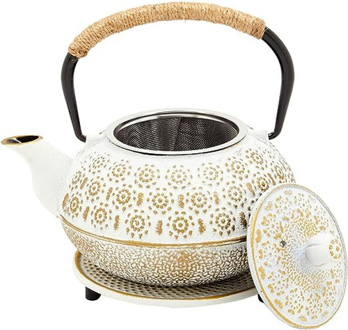 Tetera Japonesa Juvale, Hierro Fundido, Con Infusor, 800 Ml