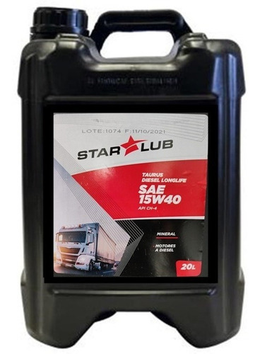 Oleo Lubrificante 15w40 Star Lub Balde 20 Litros Para Diesel