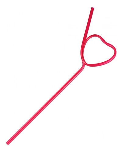 10 Pajitas En Forma De Corazón Para El Día De San