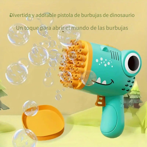 Juego De Burbujas Portátil Con Forma De Dinosaurio