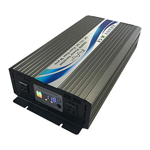 Inve De Energía De Onda Sinusoidal Pura Krxny De 3000 W, 12