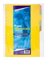 Comprar Separador Archivador 6 Divisiones Torre \u002F Artesano Librería
