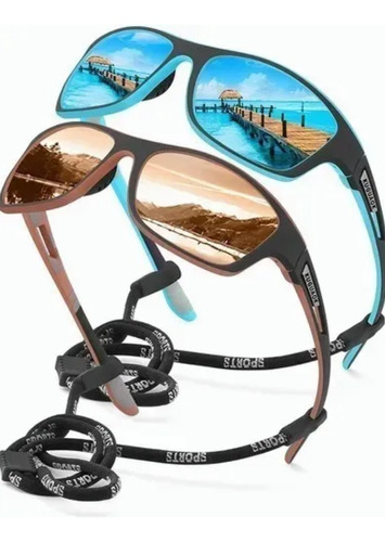 2 Gafas De Sol Polarizadas Para Hombre, Pesca, Viajes, C [u]