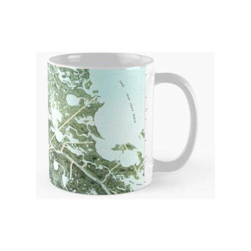 Taza Usgs Topo Map Louisiana La Lago Cuatro Caballo 332469 1