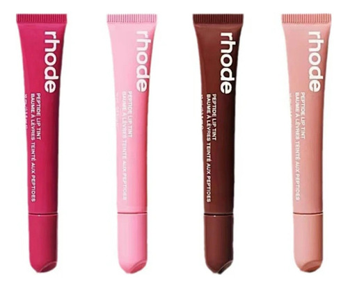 4x Peptide Lip Tint Rhode Hailey Bieber Bálsamo Con Color