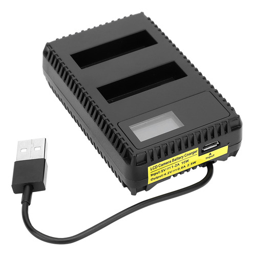 Batería Portátil Dual Para Pantalla Lcd Usb Ahdbt401