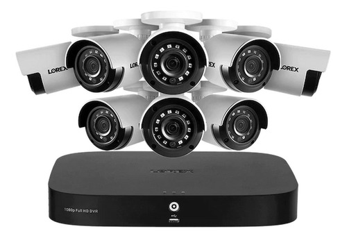 Kit Lorex 8 Camaras De Seguridad Full Hd 1080p Dvr Dd 1tb