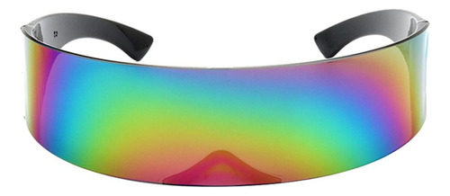 6 Piezas De Gafas De Sol Futuristas A La Moda Para Hombre Y
