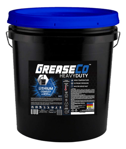 Red And Tacky Lithium Grease Pail | Wheel Bearing | Hig...
