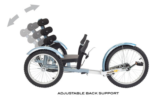 Triciclo De Bicicleta Reclinada De 3 Ruedas De Mobo