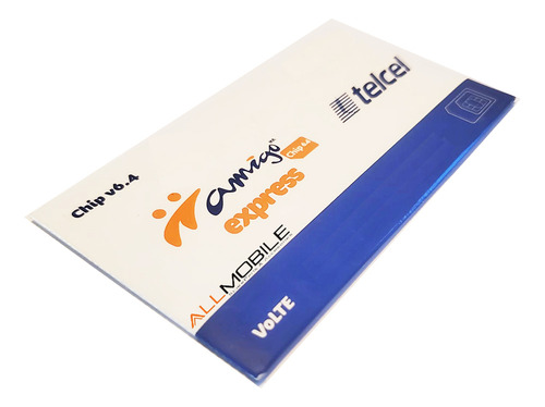 Tarjeta Sim 2g 3g Chip Telcel 4.5g Ver 6.4 Amigo Lada 322