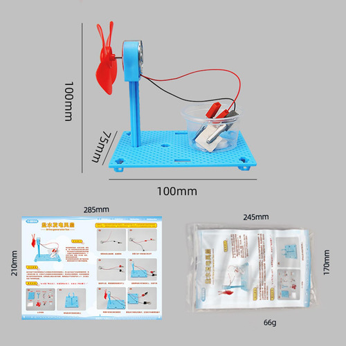 3 Kits De Motor Eléctrico De Hoja De Ventilador De Juguete