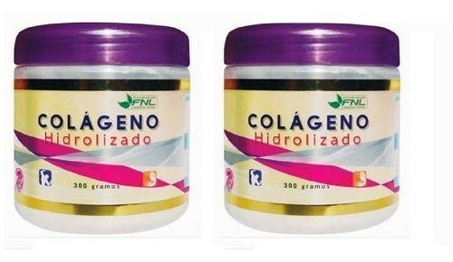 Pack 2 Pote De Colágeno Hidrolizo Fnl Puro 300g. C/u