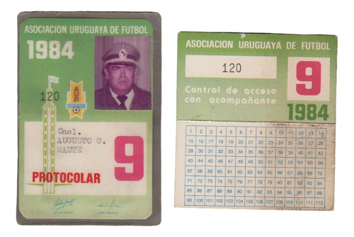 1984 Futbol Uruguay Carnet Auf Libre Acceso Torre Olimpica