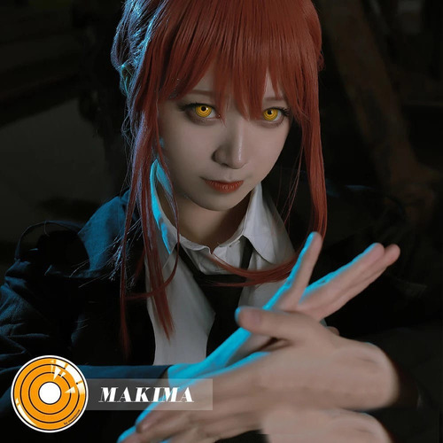 Lentes De Contacto Makima Cosplay Pupilentes