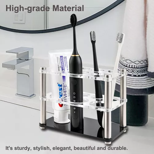 Soporte para cepillo de Cepillo de de Organizadores de maquinilla de  afeitar Soporte Ahorre espacio para el de perfecl Porta cepillo de dientes