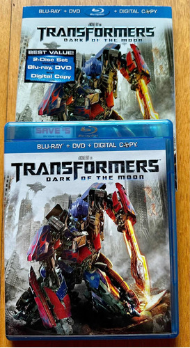 Blu Ray Transformers Dark Of The Moon Dvd Original