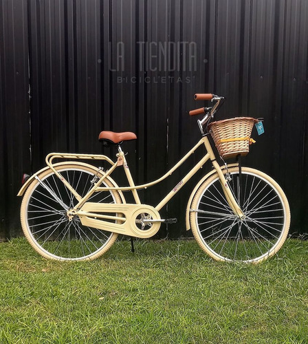 Bicicleta Vintage Dama Con Porta Y Mimbre! Envío Gratis!